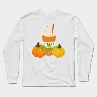 happy pumpkin spice season Long Sleeve T-Shirt